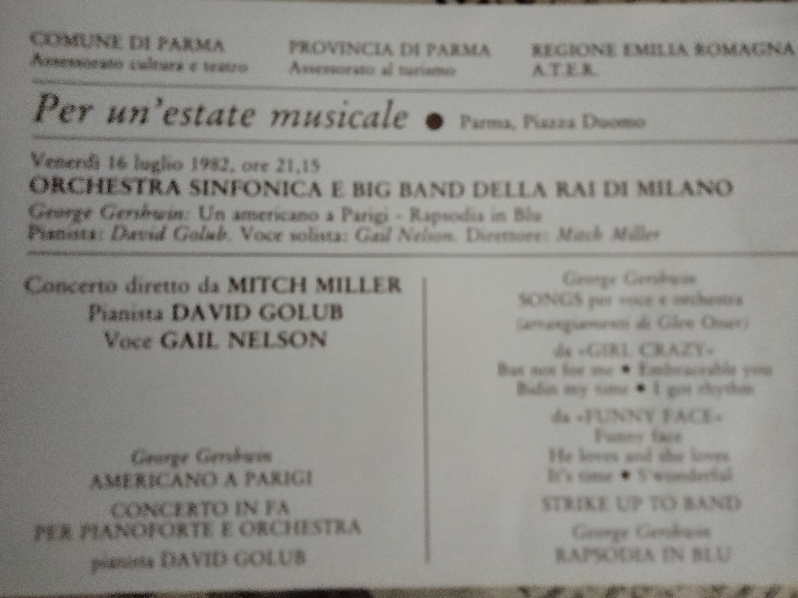 Rai Symphony Orchestra of Milan ,italy in Parma